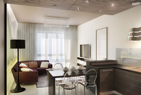 Дизайн апартаментов в стиле лофт