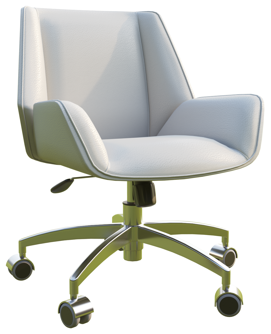 Кресло для посетителя Авиатор светло-бежевого цвета