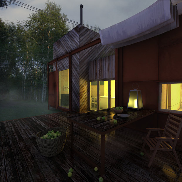 Фото из портфолио Летний дом – фотографии дизайна интерьеров на INMYROOM