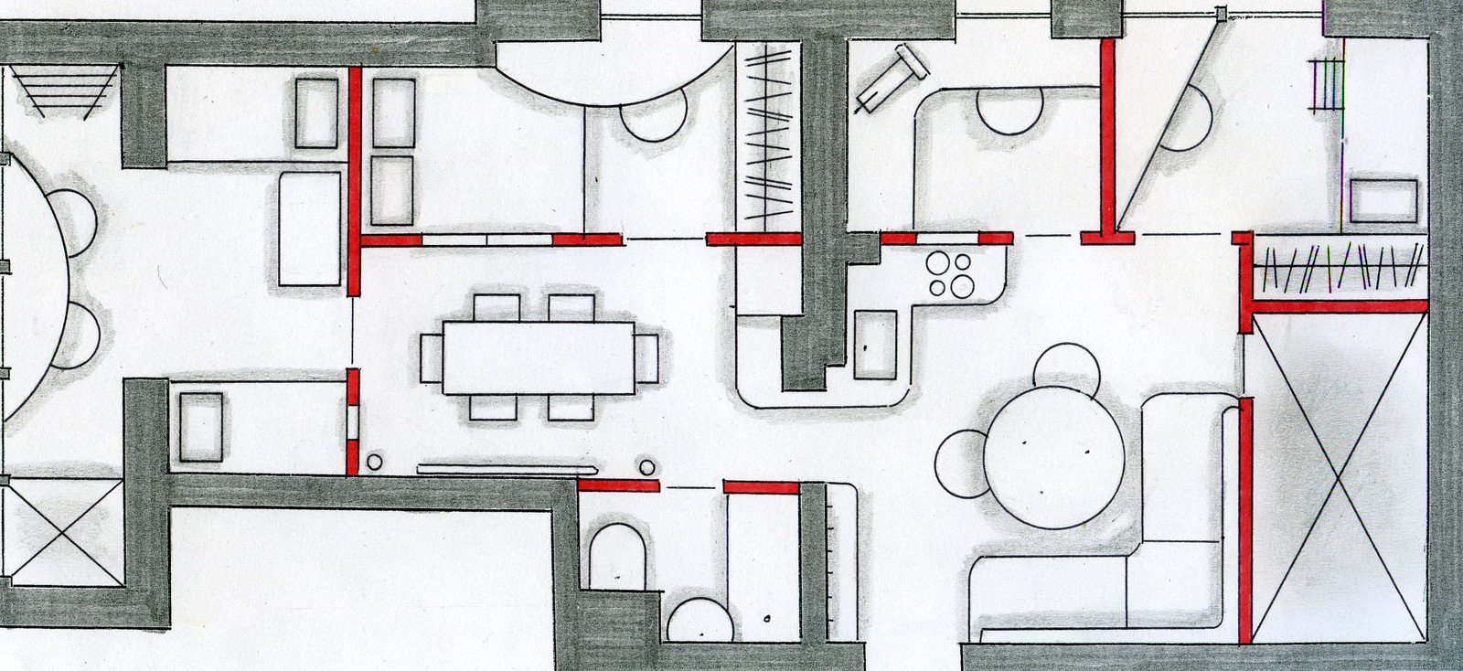 Фото из портфолио Мои перепланировки – фотографии дизайна интерьеров на INMYROOM Фото из портфолио Мои перепланировки – фотографии дизайна интерьеров на INMYROOM