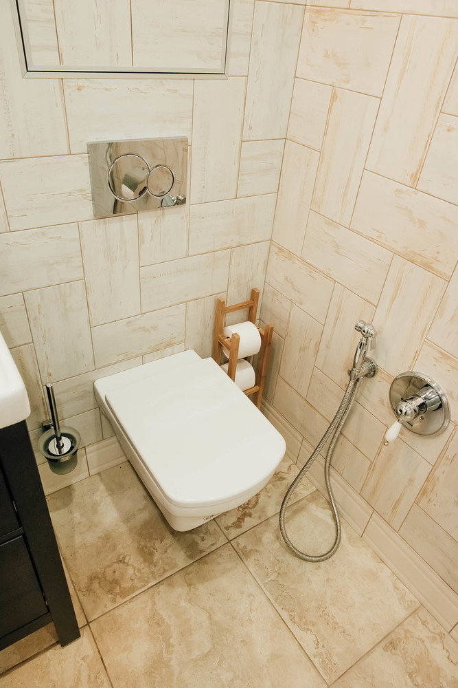 Фотография: Ванная в стиле Прованс и Кантри, Квартира, Проект недели, Сочи, 2 комнаты, 40-60 метров, Монолитно-кирпичный, Красная Поляна, Максим Нода, Номакс, ЖК «Катерина Альпик» – фото на INMYROOM Фотография: Ванная в стиле Прованс и Кантри, Квартира, Проект недели, Сочи, 2 комнаты, 40-60 метров, Монолитно-кирпичный, Красная Поляна, Максим Нода, Номакс, ЖК «Катерина Альпик» – фото на INMYROOM