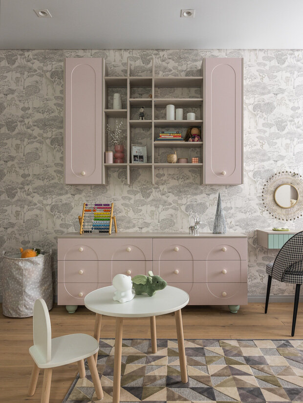 Фотография: Детская в стиле Современный, Квартира, Проект недели, Кирпичный дом, 4 и больше, Более 90 метров, Уфа, Алина Гамм – фото на INMYROOM