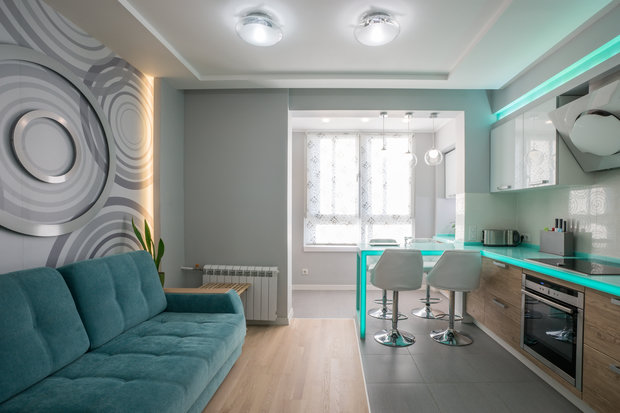 Фото из портфолио Бирюзовая лагуна – фотографии дизайна интерьеров на INMYROOM