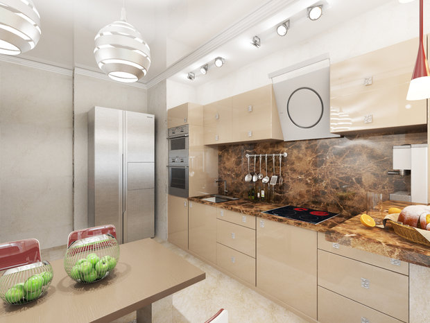 Фото из портфолио Квартира для молодого человека – фотографии дизайна интерьеров на INMYROOM