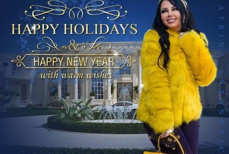 HAPPY NEW YEAR! With best wishes from Katrina Antonovich and Luxury Antonovich Design !