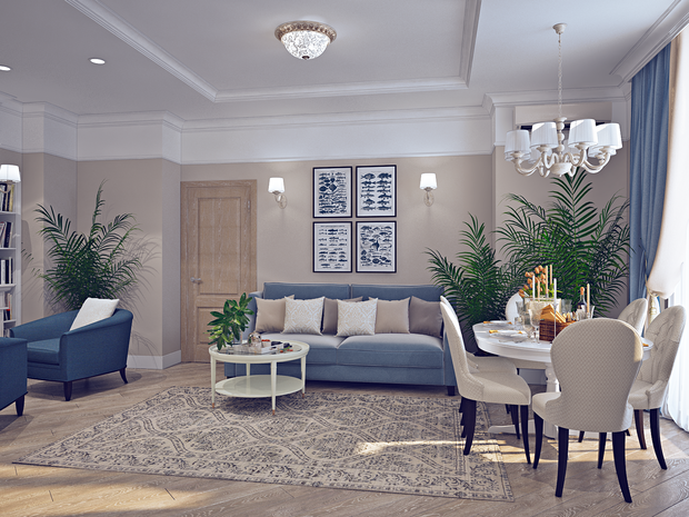 Фото из портфолио Квалерийская 90м2 – фотографии дизайна интерьеров на INMYROOM