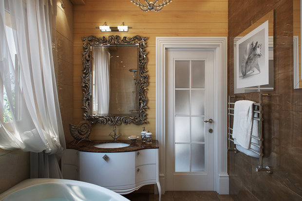 Фото из портфолио Загородный дом – фотографии дизайна интерьеров на INMYROOM