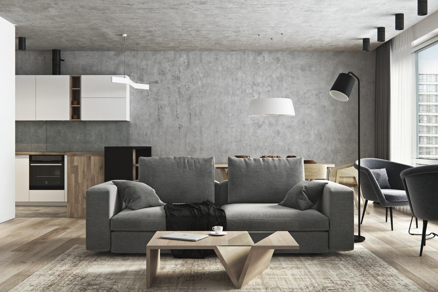 Фотография: Гостиная в стиле Современный, Квартира, Проект недели, Москва, Geometrium, Монолитный дом, 3 комнаты, Более 90 метров, ЖК «Лайнер» – фото на INMYROOM Фотография: Гостиная в стиле Современный, Квартира, Проект недели, Москва, Geometrium, Монолитный дом, 3 комнаты, Более 90 метров, ЖК «Лайнер» – фото на INMYROOM