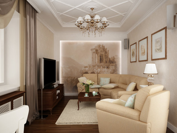 Фото из портфолио Уютная классика. – фотографии дизайна интерьеров на INMYROOM