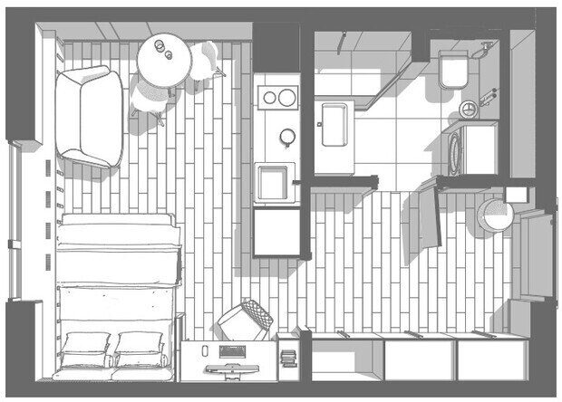 Фото из портфолио ЖК iLove – фотографии дизайна интерьеров на INMYROOM