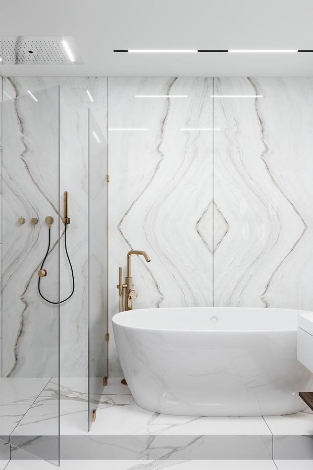 Фото из портфолио Воздушная современная классика в ЖК Матч Пойнт – фотографии дизайна интерьеров на INMYROOM