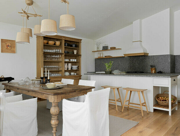 Фотография: Кухня и столовая в стиле Прованс и Кантри, Скандинавский, Дом, Проект недели, Дача, Дом и дача, 4 и больше, Более 90 метров, Анастасия Рыкова, S-Style, Калуга – фото на INMYROOM