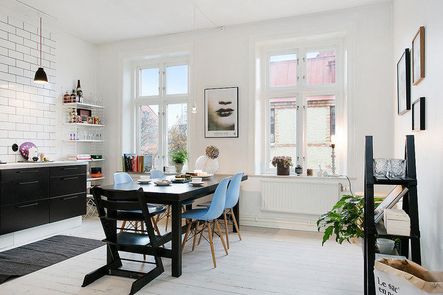 Фотография: Кухня и столовая в стиле Скандинавский, Декор интерьера, Дизайн интерьера, Цвет в интерьере – фото на INMYROOM