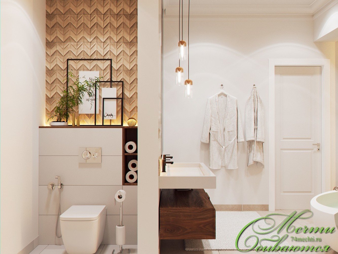 Фото из портфолио Лёгкая неоклассика в ванных комнатах – фотографии дизайна интерьеров на INMYROOM Фото из портфолио Лёгкая неоклассика в ванных комнатах – фотографии дизайна интерьеров на INMYROOM