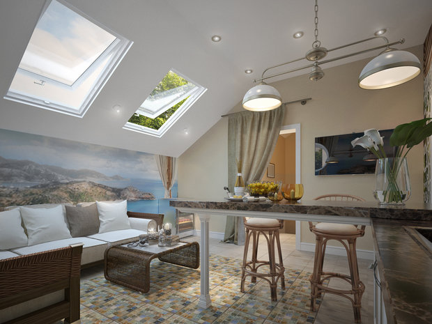 Фото из портфолио Квартира для молодой семьи – фотографии дизайна интерьеров на INMYROOM