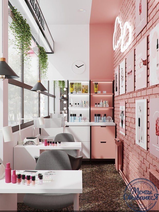 Фото из портфолио Интерьер салона косметики – фотографии дизайна интерьеров на INMYROOM