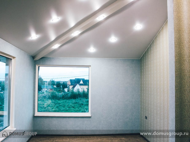 Фото из портфолио Натяжные потолки в коттедже – фотографии дизайна интерьеров на INMYROOM