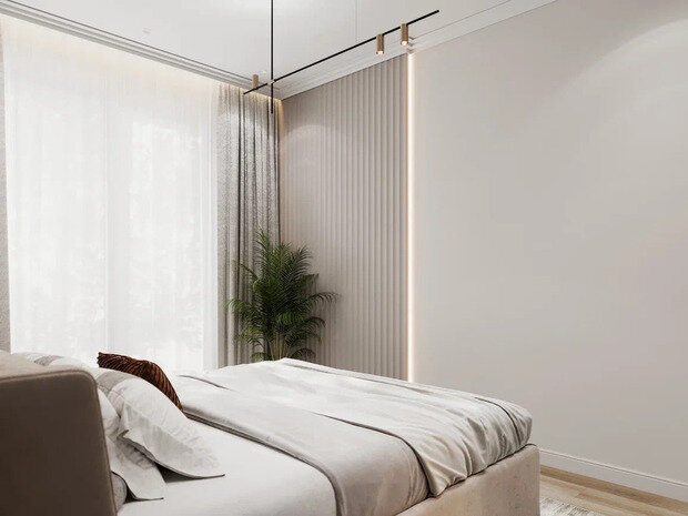 Фото из портфолио Дизайн интерьера квартиры в ЖК «Прайм Приморский» в стиле современной классики – фотографии дизайна интерьеров на INMYROOM