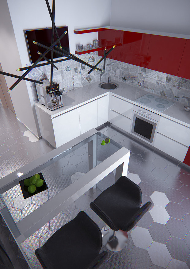 Фото из портфолио На пике брутальности – фотографии дизайна интерьеров на INMYROOM