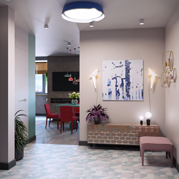 Фото из портфолио Colorblock – фотографии дизайна интерьеров на INMYROOM