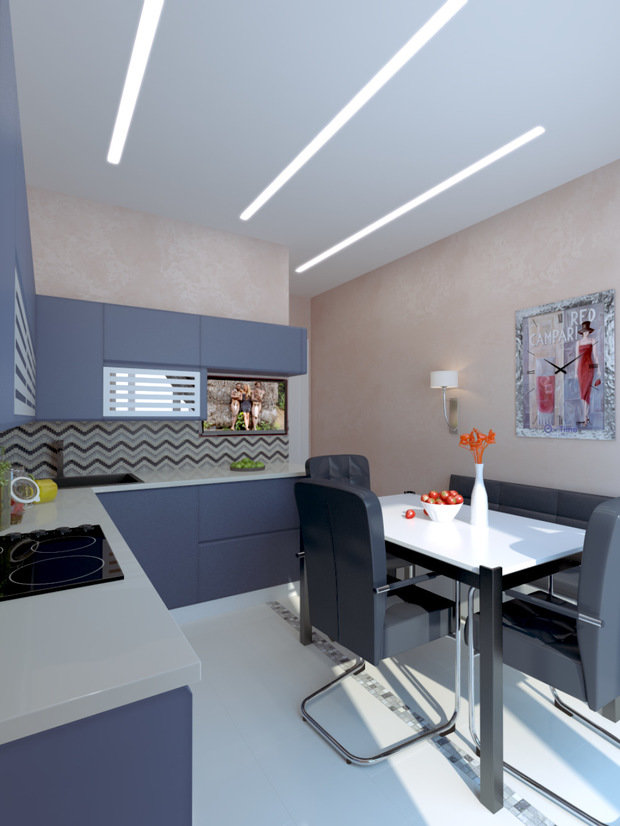 Фото из портфолио 1-ком квартира 45 м2 г. Мытищи Моск. обл – фотографии дизайна интерьеров на INMYROOM