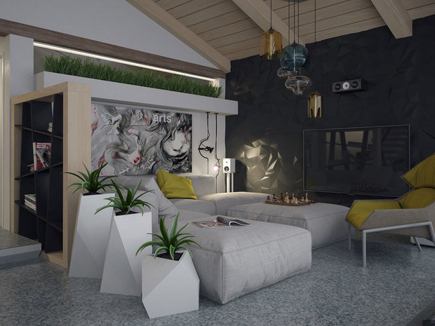 Фото из портфолио  penthouse Олимп – фотографии дизайна интерьеров на INMYROOM