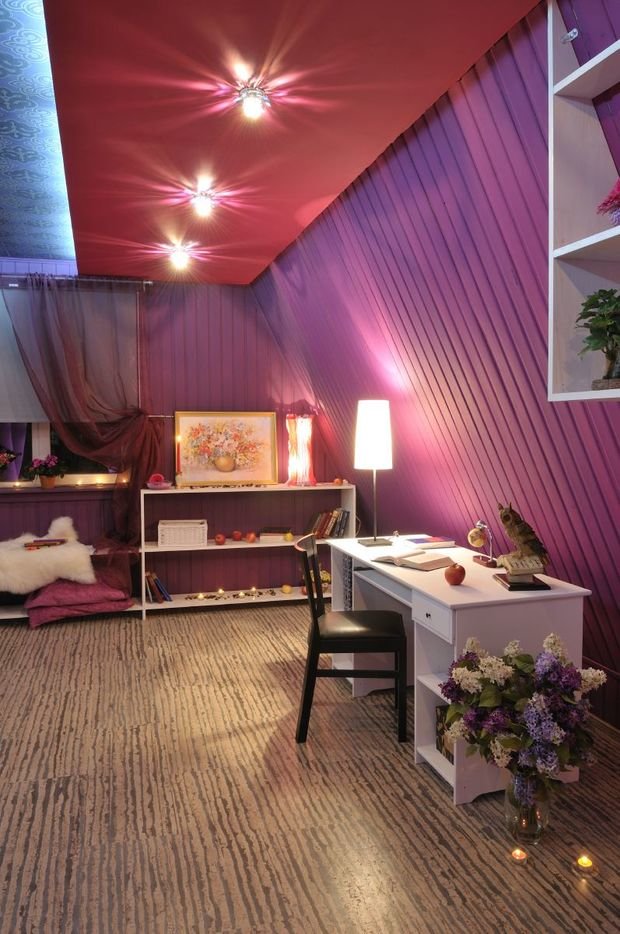 Фото из портфолио Фиолетовый цвет – фотографии дизайна интерьеров на INMYROOM