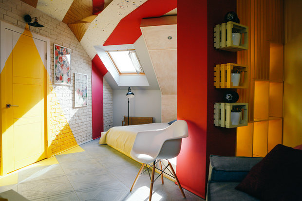 Фото из портфолио "Акварельная спальня" для прграммы "Фазенда" – фотографии дизайна интерьеров на INMYROOM