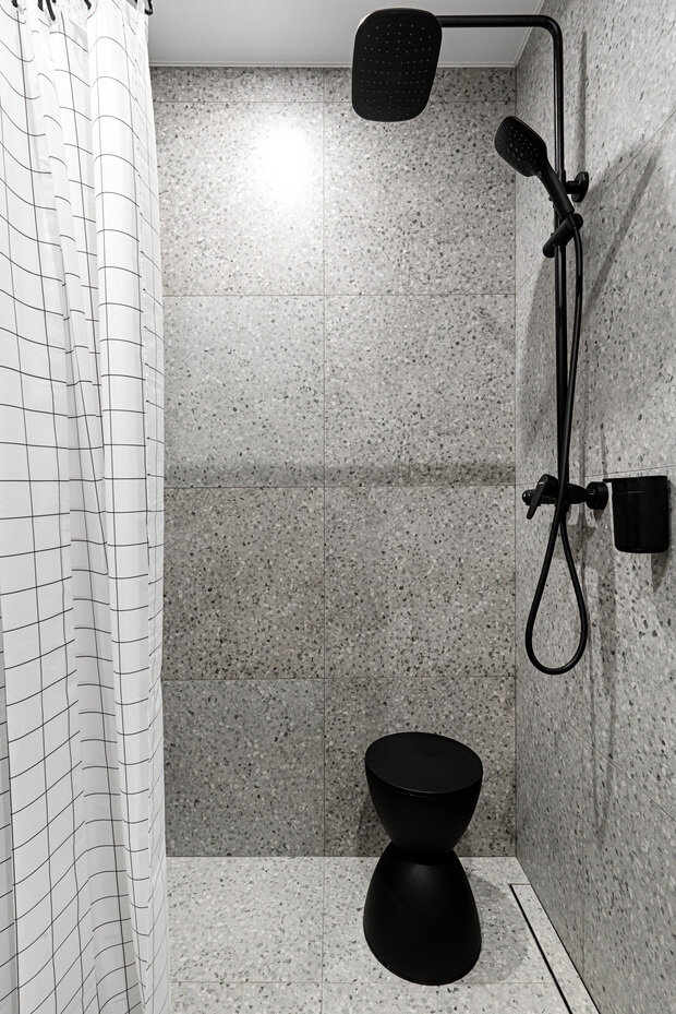 Фотография: Ванная в стиле Современный, Минимализм, Малогабаритная квартира, Квартира, Студия, Проект дня, Казань, до 40 метров, Марьям Разуваева, Антон Разуваев – фото на INMYROOM