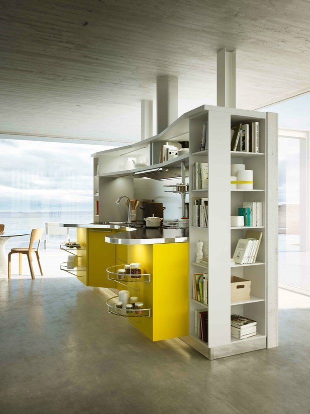 Фотография: Кухня и столовая в стиле Лофт, Хай-тек, Интерьер комнат – фото на INMYROOM