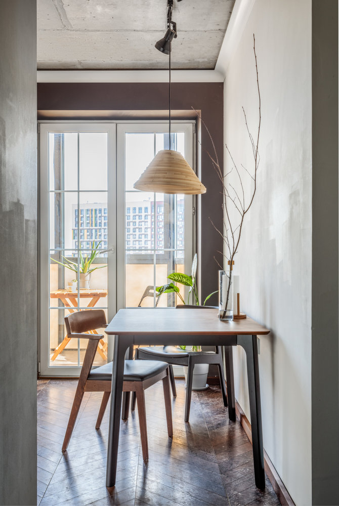 Фотография: Кухня и столовая в стиле Лофт, Современный, Квартира, Проект недели, Зеленоград, 2 комнаты, 40-60 метров, Наталья Купрейчук – фото на INMYROOM