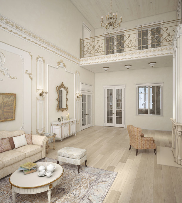 Фото из портфолио Классический дом в ЛО – фотографии дизайна интерьеров на INMYROOM