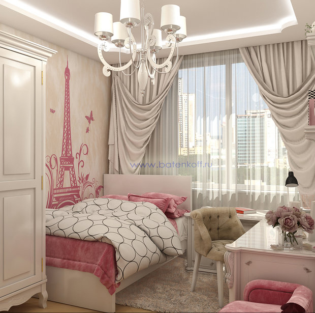 Фото из портфолио Дизайн проект детской комнаты в стиле современной классики. Москва. Мичуринский  – фотографии дизайна интерьеров на InMyRoom.ru