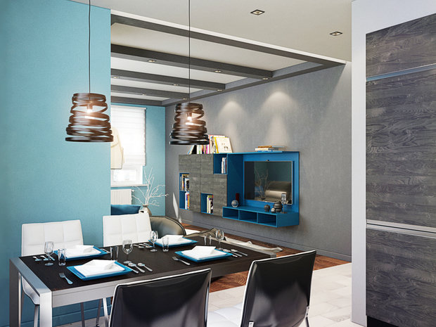 Фото из портфолио Квартира для холостяка, Нижний Новгород – фотографии дизайна интерьеров на INMYROOM