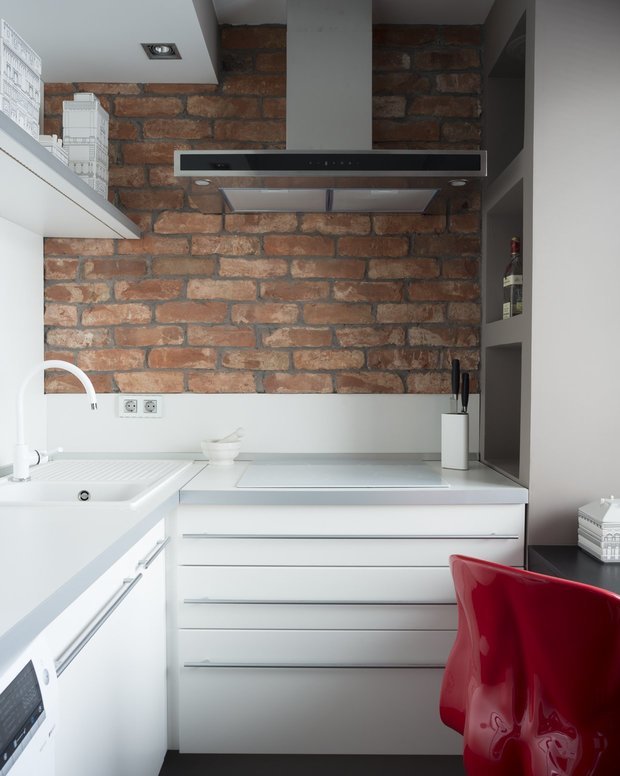 Фото из портфолио СТУДИЯ НА ТУЛЬСКОЙ, 27,5 м2 – фотографии дизайна интерьеров на INMYROOM