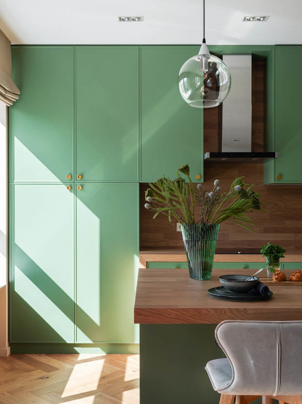 Фото из портфолио Ботанический сад  101 м2 – фотографии дизайна интерьеров на INMYROOM