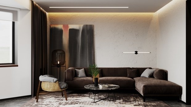 Фото из портфолио Жилой дом в Москве 240 m2 – фотографии дизайна интерьеров на INMYROOM