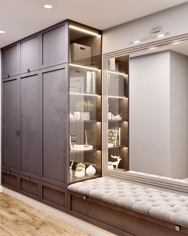 Фото из портфолио Маленькая квартирка в голубых тонах – фотографии дизайна интерьеров на INMYROOM