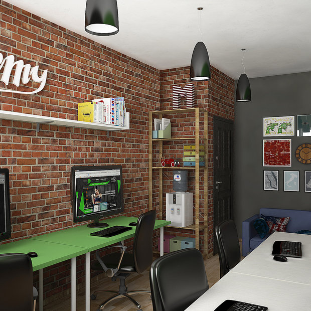 Фотография: Офис в стиле Лофт – фото на INMYROOM