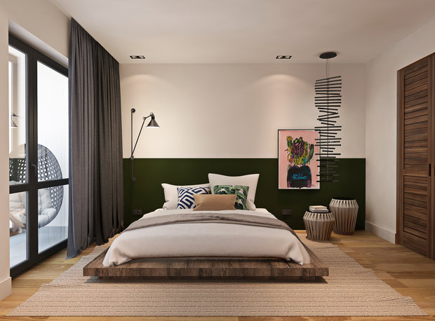 Фотография: Спальня в стиле Скандинавский, Эко – фото на INMYROOM