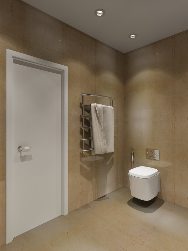 Фотография: Ванная в стиле Хай-тек – фото на INMYROOM