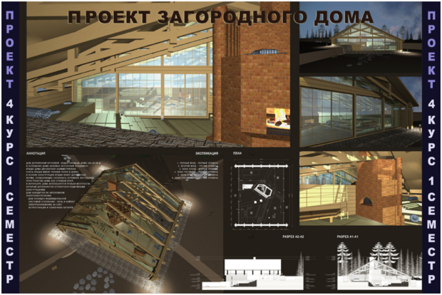 Фото из портфолио Студентческие работы – фотографии дизайна интерьеров на InMyRoom.ru