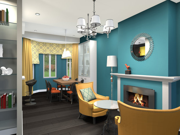 Фото из портфолио "Малахитовая шкатулка", 2014 – фотографии дизайна интерьеров на INMYROOM