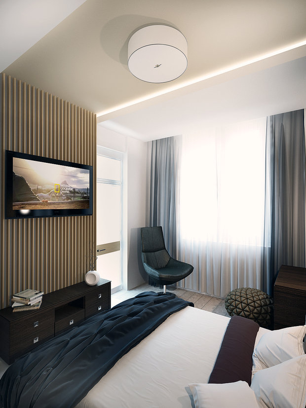 Фото из портфолио Спальня в стиле – фотографии дизайна интерьеров на INMYROOM