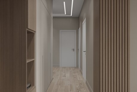 Прихожая в ЖК Цивилизация