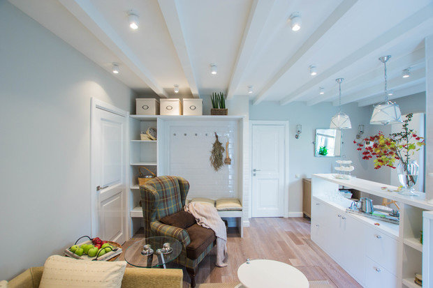 Фотография: Гостиная в стиле Скандинавский, Современный – фото на INMYROOM