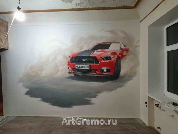 Фото из портфолио Роспись стен – фотографии дизайна интерьеров на INMYROOM