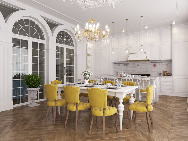 Фото из портфолио Дань классике – фотографии дизайна интерьеров на INMYROOM