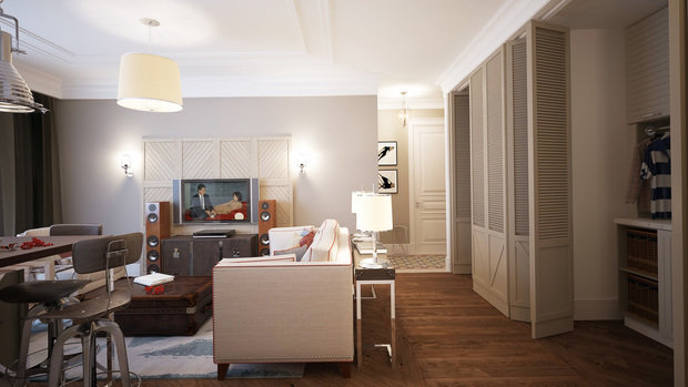 Фото из портфолио Квартира Skandi Klubb – фотографии дизайна интерьеров на INMYROOM