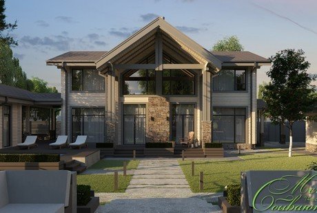 Загородный дом в стиле прованс